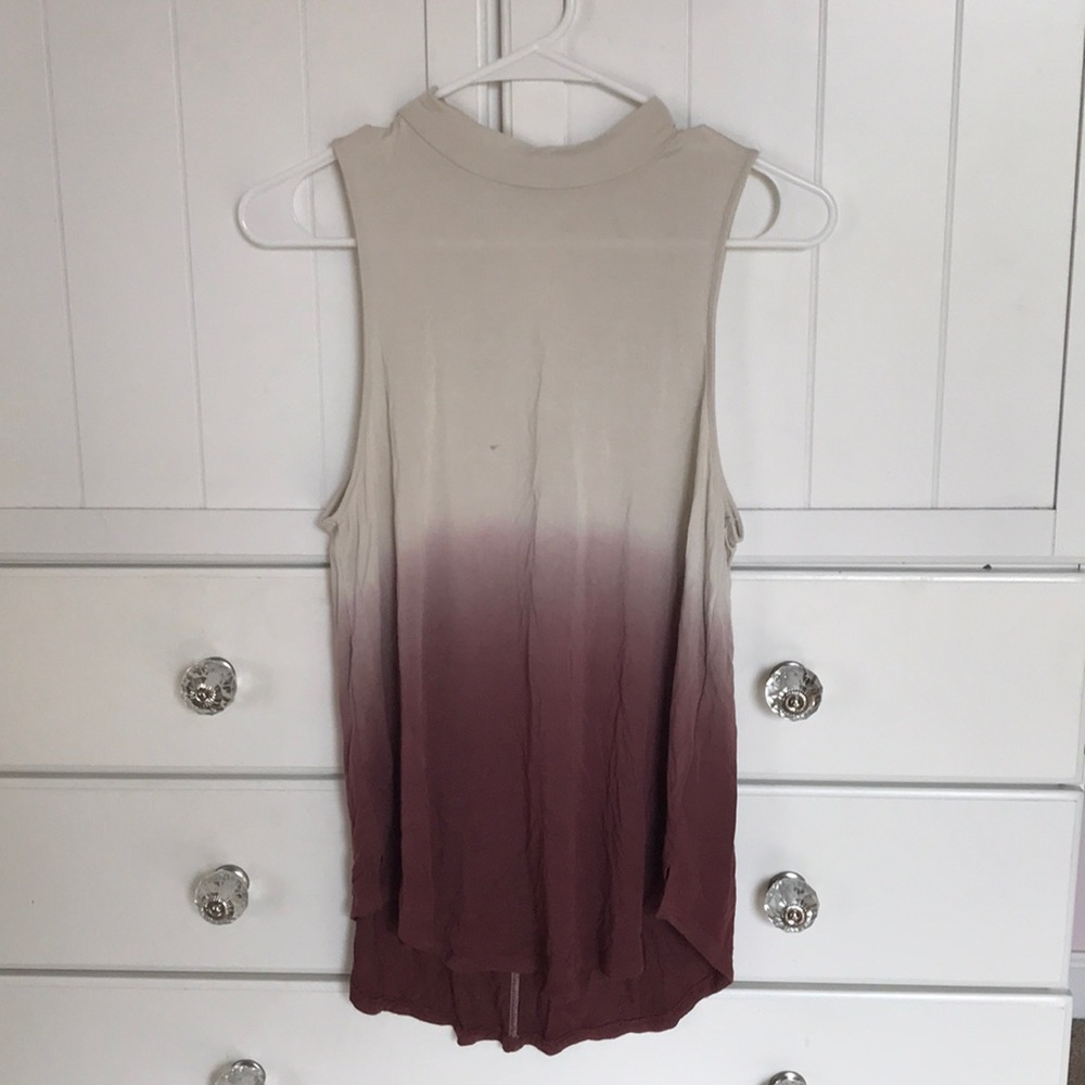 Ombré American eagle tank top